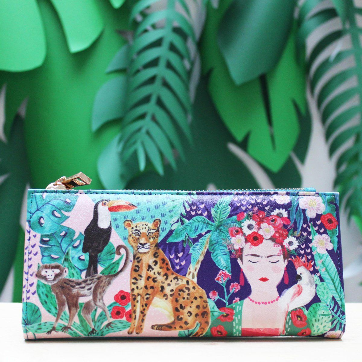 Disaster barevná peněženka Frida Kahlo Tropical Wallet - obrázek 3