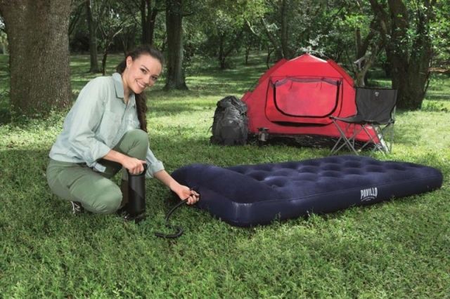 Bestway 67223 Semišová nafukovací matrace s nožní pumpou 185x76x28cm - obrázek 10