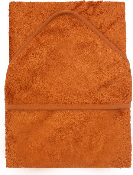 Timboo Osuška s kapucí 75 x 75 cm Inca Rust - obrázek 1