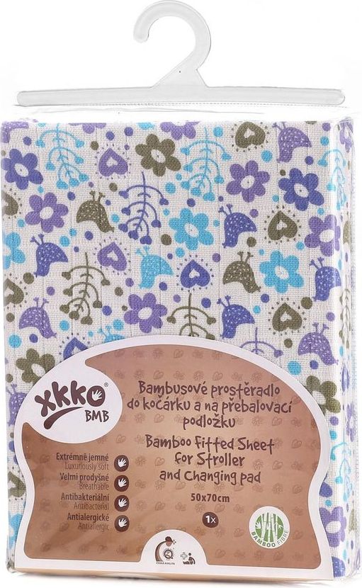 XKKO BMB Prostěradlo 50x70 - Flowers&Birds For Girls - obrázek 1
