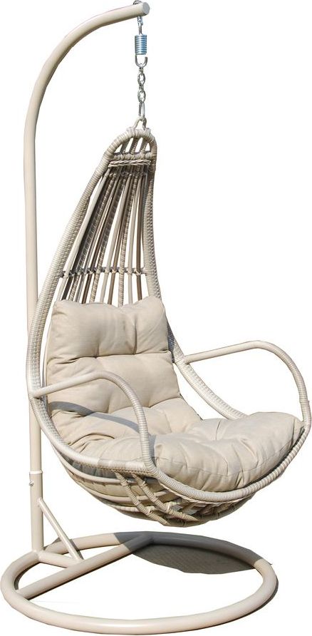 Rojaplast DAKOTA závěsné křeslo šedé - obrázek 1