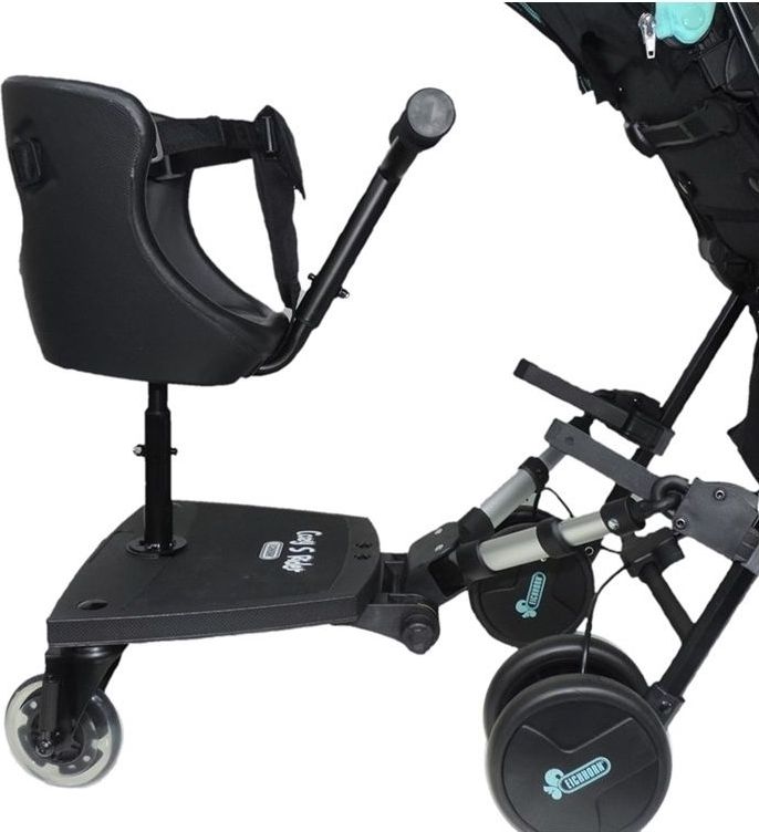 Přídavná deska ke kočárku se sedátkem a řidítky Eichhorn Cozy S Rider - obrázek 1