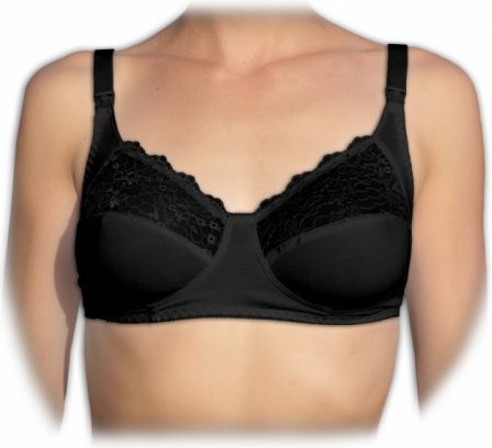 Kojící podprsenka - černá - 90 B,C,D, Velikosti těh. moda koj. podprsenka B - obrázek 1
