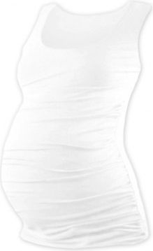 Těhotenský top JOHANKA - bílá, Velikosti těh. moda XXL/XXXL - obrázek 1