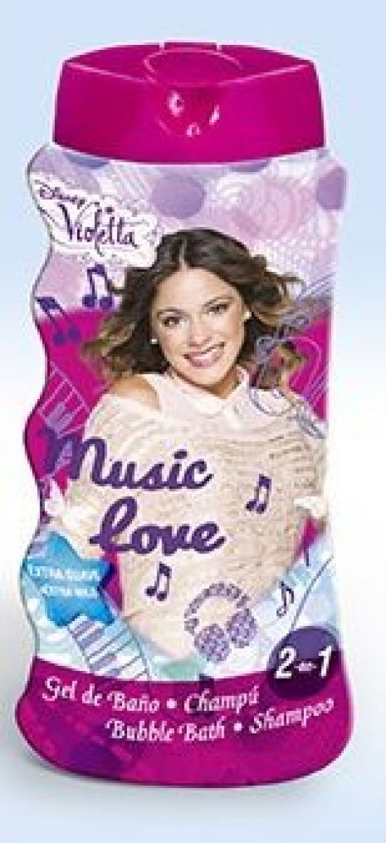 EP Line Disney Violetta pěna do koupele a sprchový gel 2v1 Extra Mild 475 ml - obrázek 1
