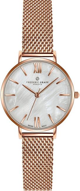 Frederic Graff Trivor Kanjut Trivor Rose Gold Mesh Watch FCF-3914 - obrázek 1