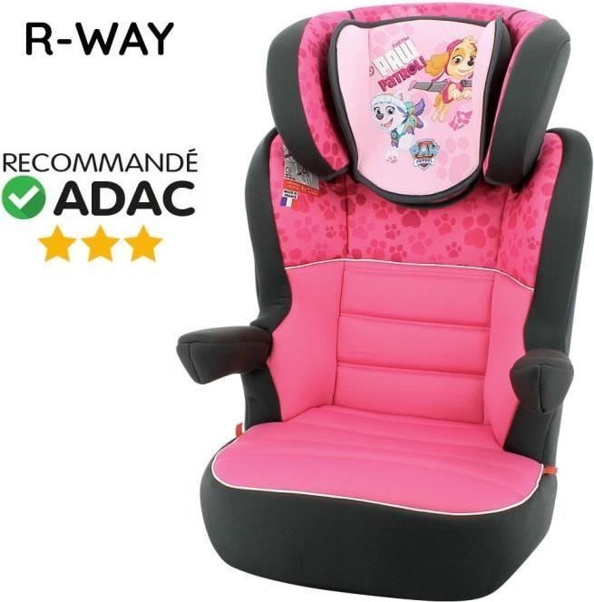Paw Patrol autosedačka R Way 2/3, růžová - obrázek 1