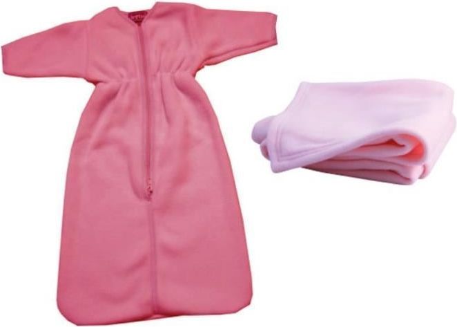 Domiva spací pytel + deka - 0-6 měsíců, fuchsiová - obrázek 1