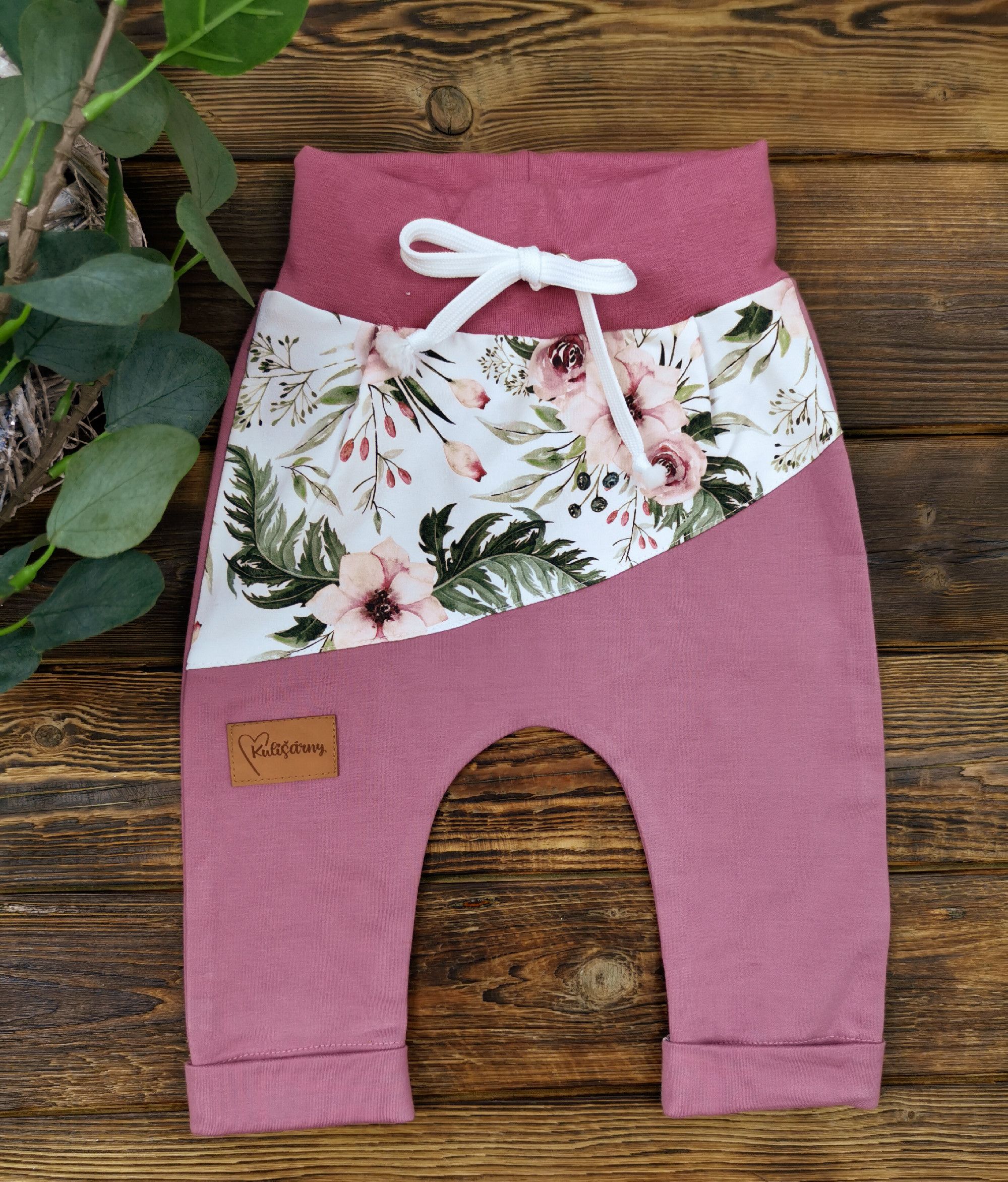 Kulišárny (handmade) Baggy ,,RosAntic,, silky VELIKOST: 56 - obrázek 1