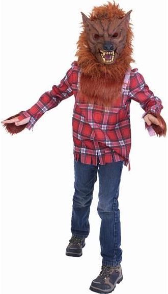 Dětský kostým vlkodlak - velikost 120 - 130 cm - unisex - obrázek 1