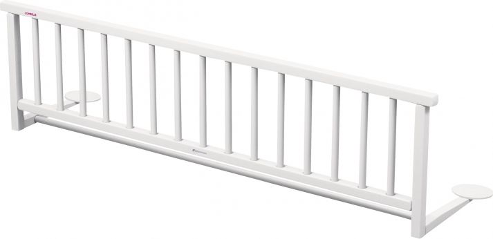 COMBELLE Dřevěná zábrana k posteli bílá - obrázek 1