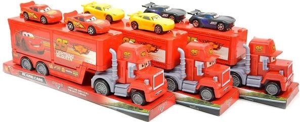 Kamion Mack Cars 37 cm + 2 auta - Mack a Cruz Ramirez - obrázek 1