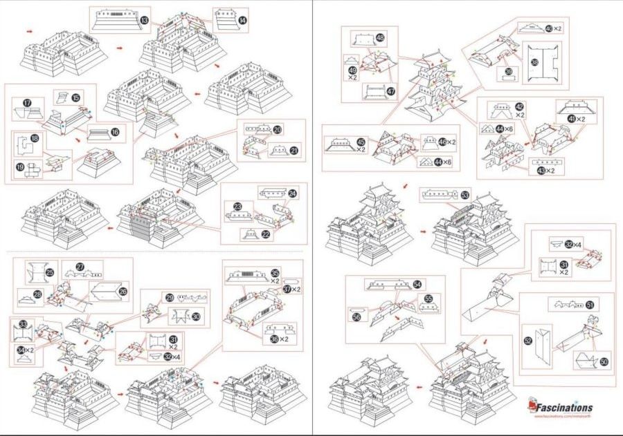 METAL EARTH 3D puzzle Hrad Himedži - obrázek 2