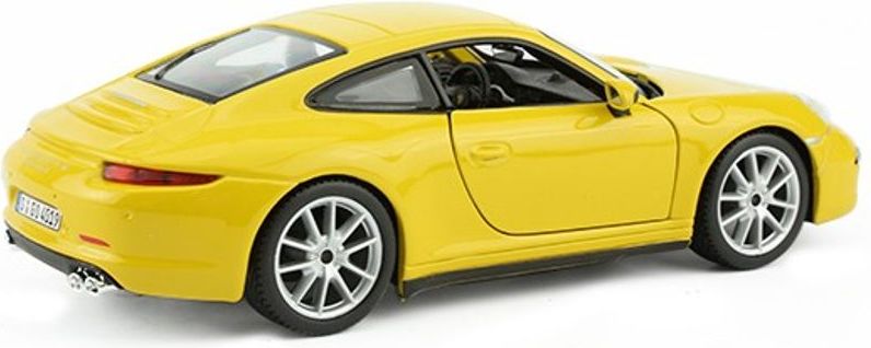 BBurago Plus Porsche 911 Carrera S žluté 1:24 - obrázek 2