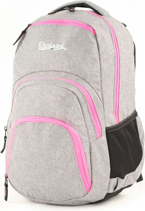 Rucksack Only Wonder Grey Pink color zipper - obrázek 1