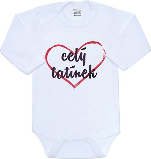 Body s potiskem New Baby celý tatínek - 80 (9-12m) - obrázek 1