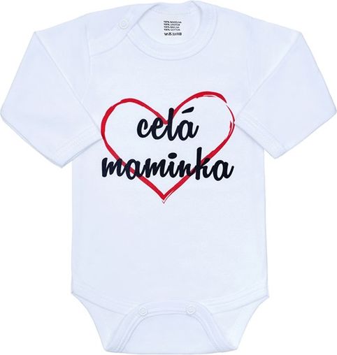Body s potiskem New Baby celá maminka - 86 (12-18m) - obrázek 1