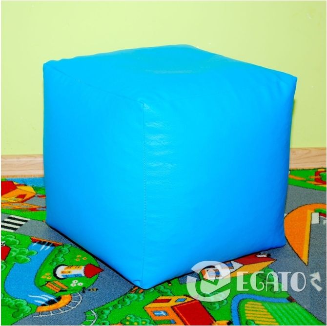 Mamido  Sedací měkká kostka 30cm 20 barevných provedení Barva: světle modrá  KOSTKA30/SVM - obrázek 1