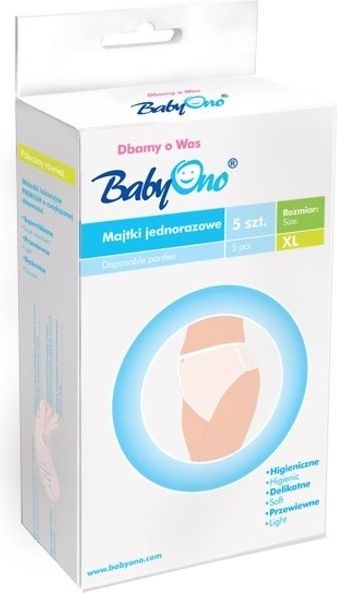 Poporodní kalhotky Baby Ono vel.M 5ks - obrázek 2