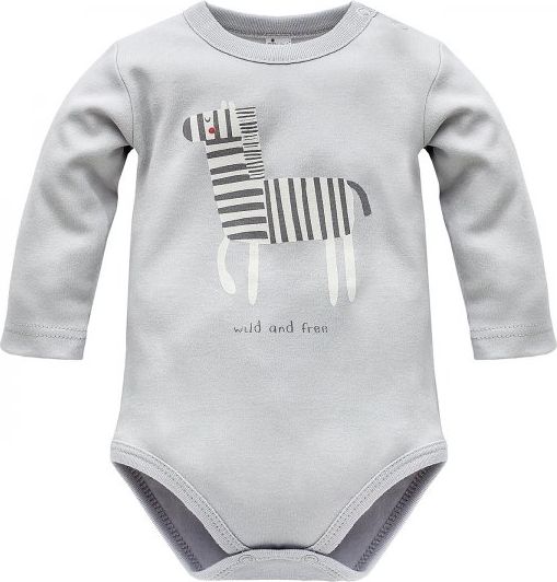 PINOKIO chlapecké body Wild Animals 86 šedá - obrázek 1