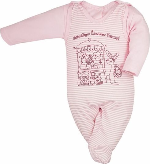 BOBAS FASHION | Bobas Fashion Městečko | Kojenecká soupravička Bobas Fashion Městečko růžová | Růžová | 74 (6-9m) - obrázek 1