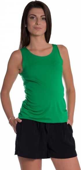 Be MaaMaa Top/tílko nejen pro těhotné - Zelená, vel. L/XL - obrázek 6