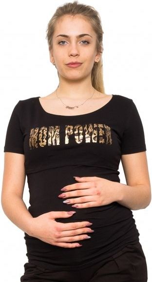 Be MaaMaa Těhotenské a kojící triko - Mom Power, vel. XL - obrázek 9