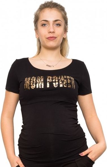 Be MaaMaa Těhotenské a kojící triko - Mom Power, vel. XL - obrázek 13