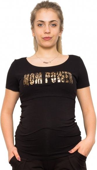 Be MaaMaa Těhotenské a kojící triko - Mom Power, vel. XL - obrázek 28
