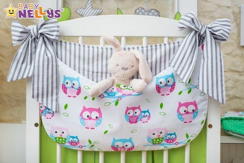 Baby Nellys Mega sada Be LOVE - Zelená/šedá - Sovičky - obrázek 11
