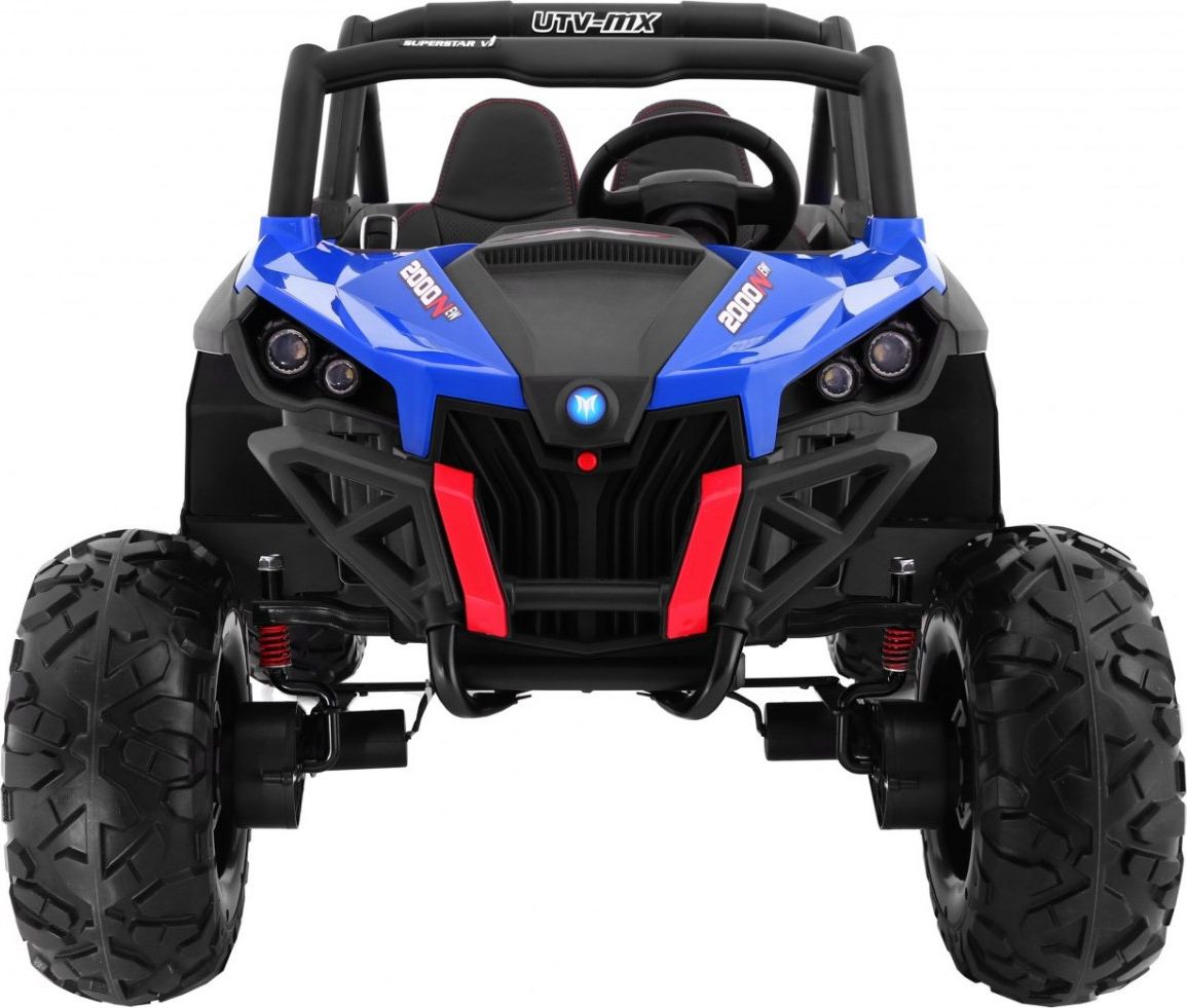 Dětská elektrická bugina 4x4 2.4GHz SuperStar, LCD - černá - obrázek 2