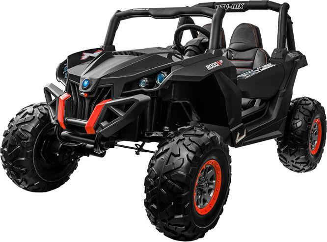Dětská elektrická bugina 4x4 2.4GHz SuperStar, LCD - černá - obrázek 1