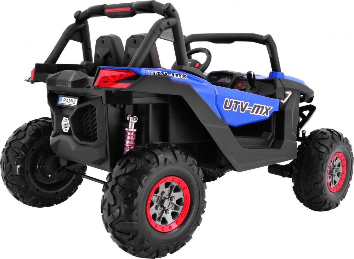 Dětská elektrická bugina 4x4 2.4GHz SuperStar, LCD - červená - obrázek 4