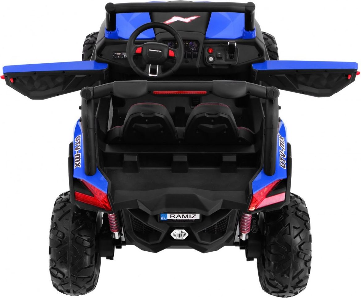 Dětská elektrická bugina 4x4 2.4GHz SuperStar, LCD - červená - obrázek 6