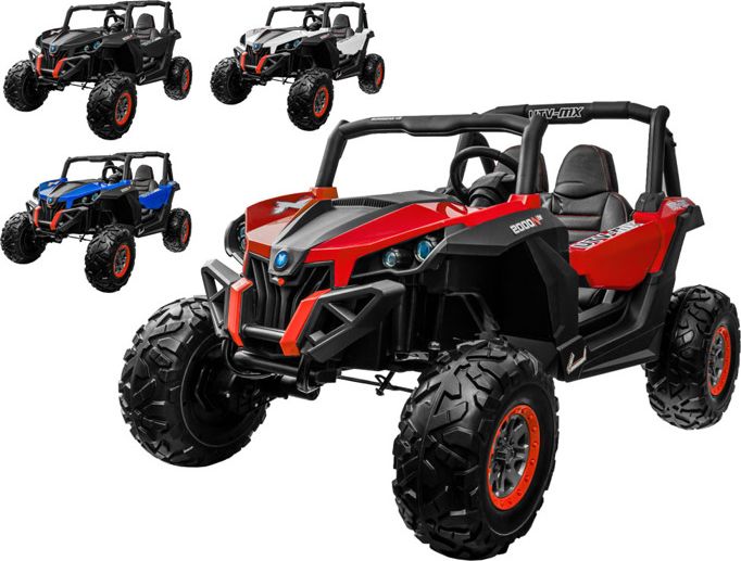 Dětská elektrická bugina 4x4 2.4GHz SuperStar, LCD - červená - obrázek 15