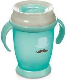 Kouzelný hrneček 360° LOVI 9+, mátový RETRO - 210ml - obrázek 1