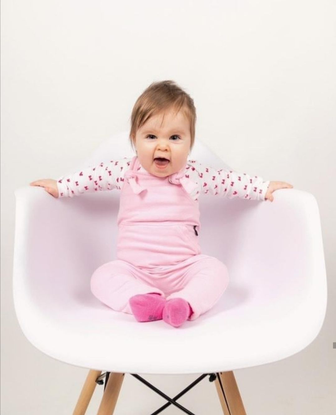 Kulišárny (handmade) Laclové tepláčky ,,Baby Pink,, VELIKOST: 56 - obrázek 2