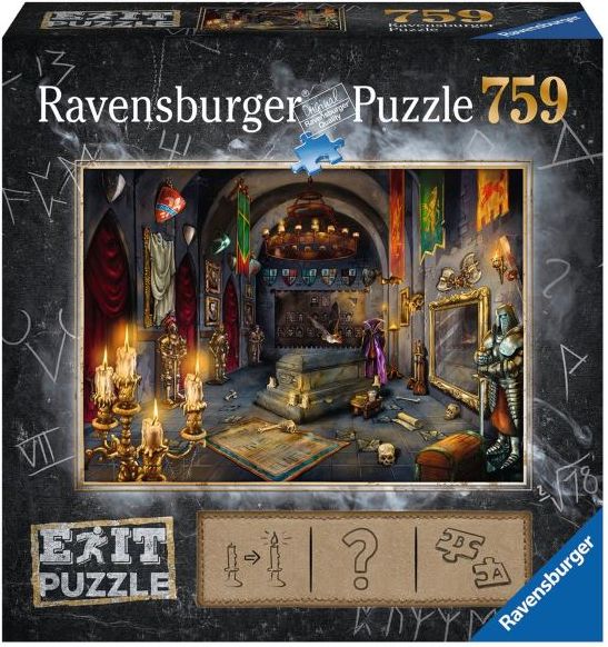 Ravensburger EXiT Puzzle: Im Vampirschloss (Upíří zámek) - obrázek 1