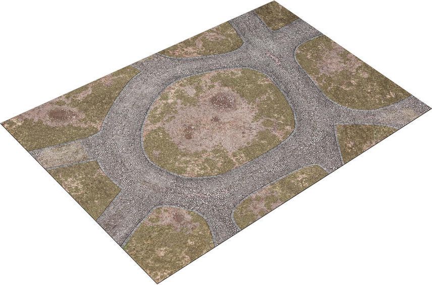 Gamemat.eu Oboustranná herní podložka 6'x4' (183 x 122cm) - různé motivy Barva: Quarantine Zone & Fallout Zone - obrázek 8