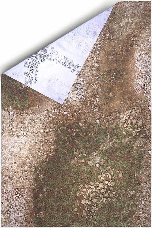 Gamemat.eu Oboustranná herní podložka 6'x4' (183 x 122cm) - různé motivy Barva: Quarantine Zone & Fallout Zone - obrázek 12