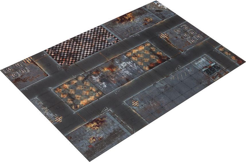 Gamemat.eu Oboustranná herní podložka 6'x4' (183 x 122cm) - různé motivy Barva: Quarantine Zone & Fallout Zone - obrázek 15