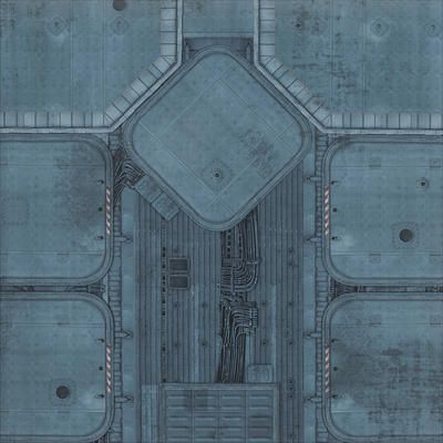 Gamemat.eu Herní podložka 4'x4' (122 x 122 cm) - různé motivy Varianta: Imperial Base - obrázek 1