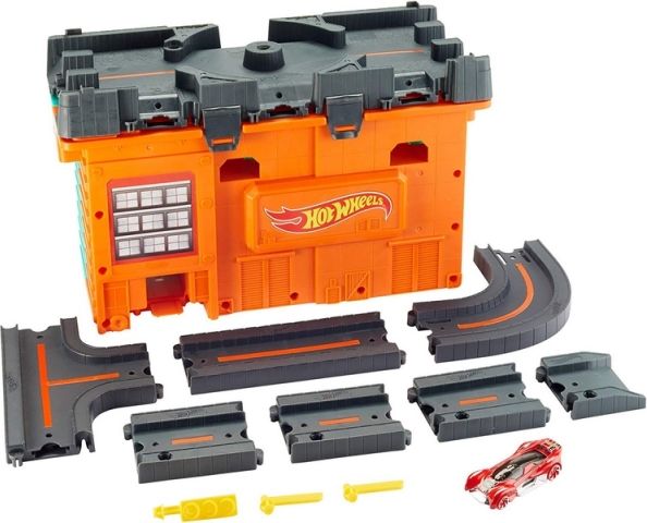 Hot Wheels city dráhy v boxíku - obrázek 1