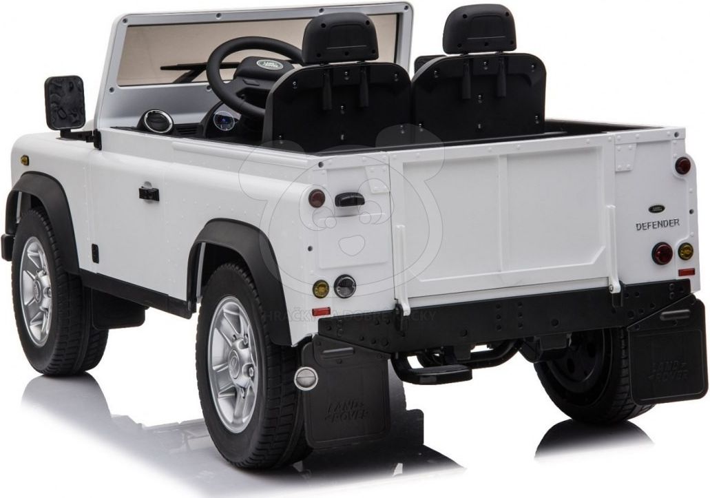 Elektrické autíčko Land Rover DEFENDER - bílé - obrázek 6