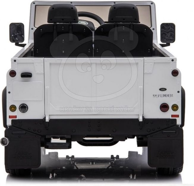 Elektrické autíčko Land Rover DEFENDER - bílé - obrázek 7