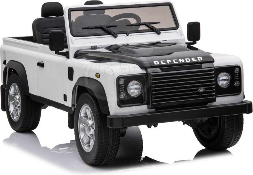 Elektrické autíčko Land Rover DEFENDER - bílé - obrázek 9