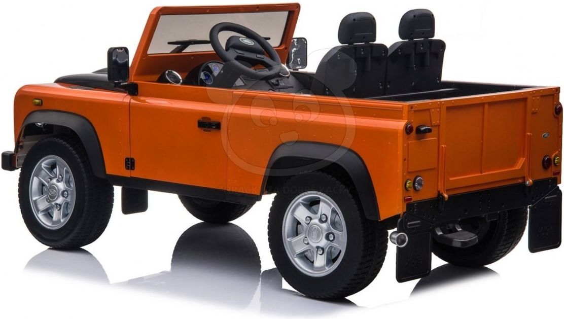 Elektrické autíčko Land Rover DEFENDER - oranžové - obrázek 17