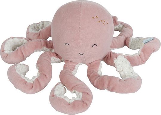 Tiamo Little Dutch malá plyšová chobotnička ocean pink - obrázek 1