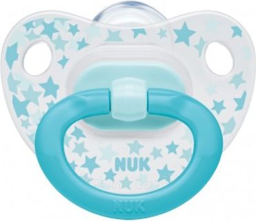 Šidítko NUK Happy Days 0-6m tyrkysový BOX, Tyrkysová, 0-6 m - obrázek 1