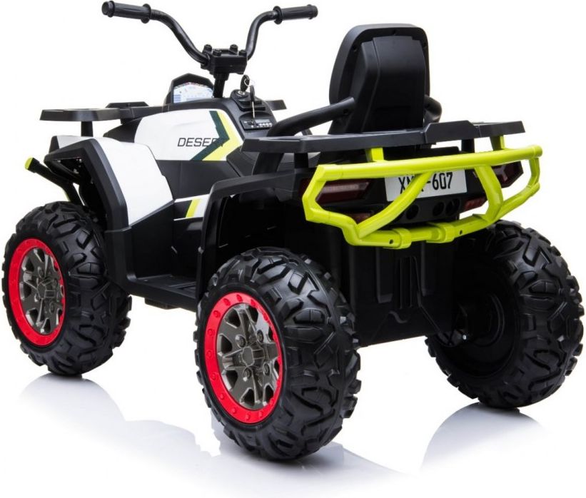 Dětská elektrická čtyřkolka X-MAX 607 - bilá - obrázek 8